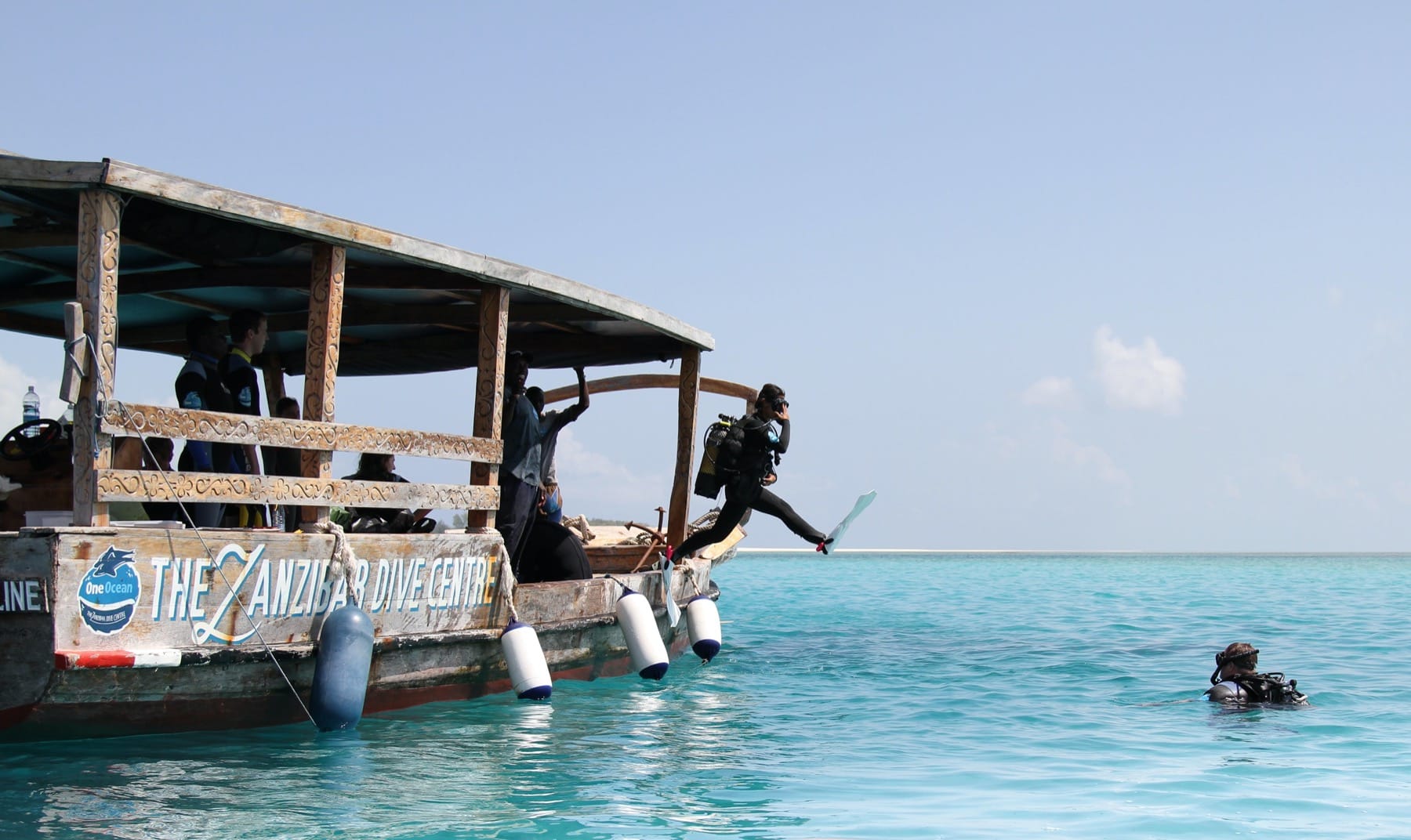 Snorkeling around the Zanzibar islands 