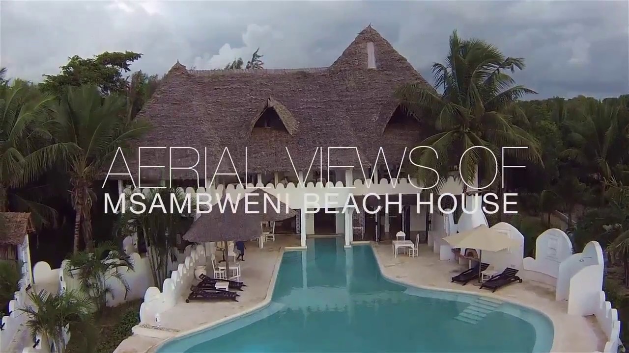 Aerial Views of Msambweni Beach House