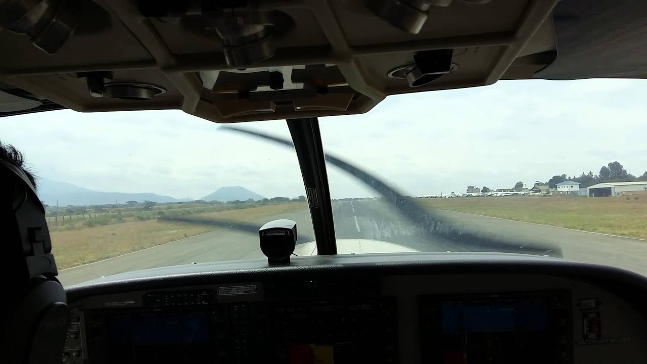HerdTracker Migration Safari landing at Arusha airport