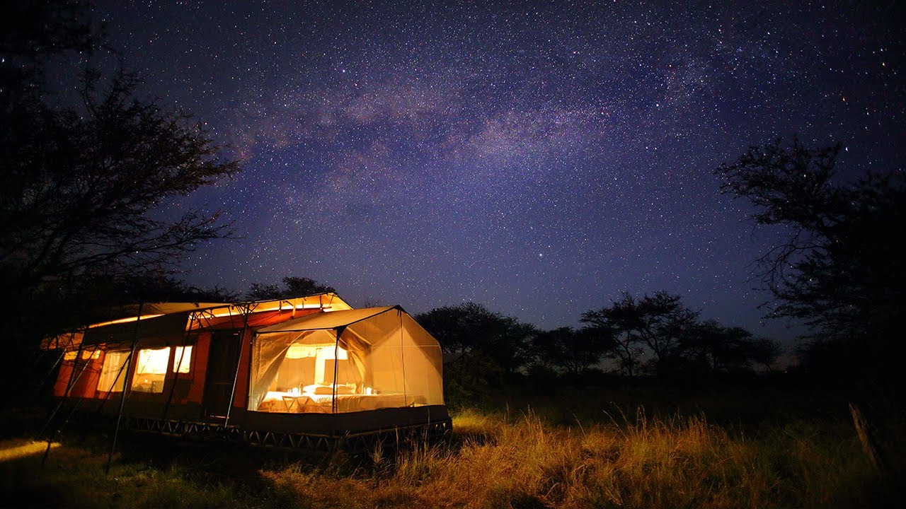 Stargazing at Olakira Camp, Asilia Africa