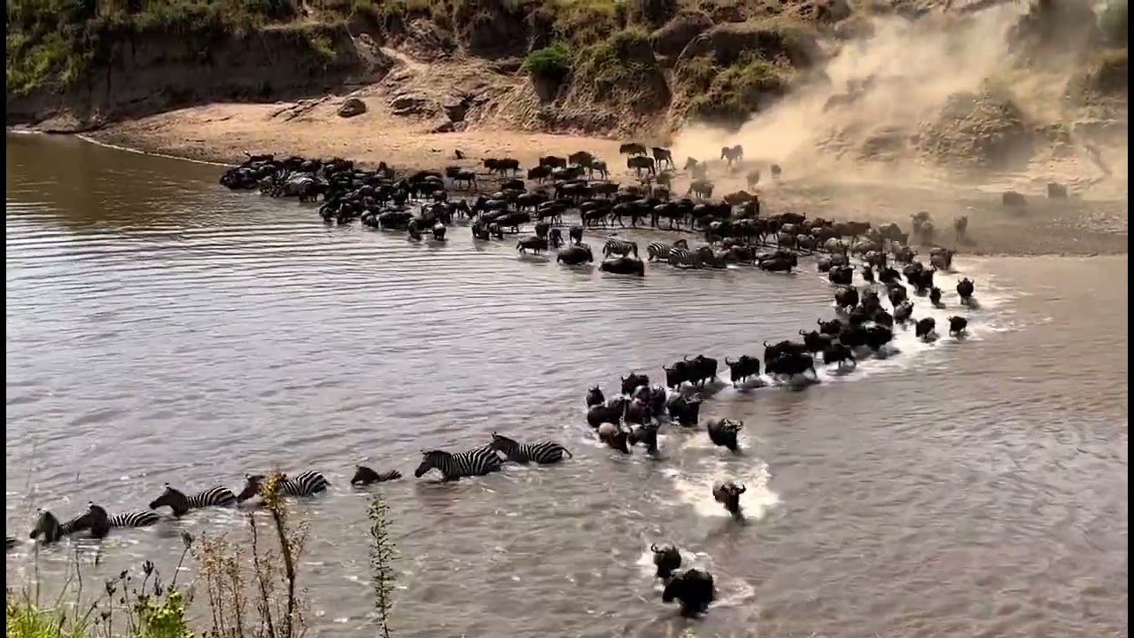 Another Mara river crossing near Lookout Hill!