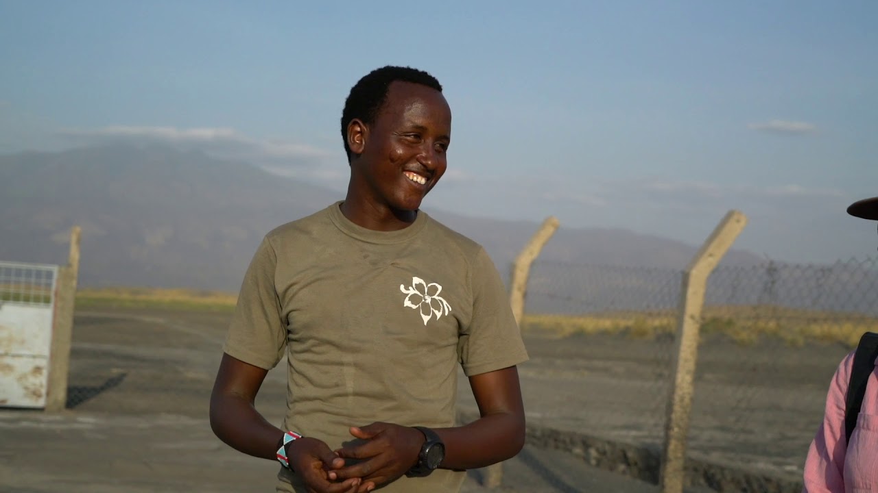 Lake Natron Camp - Hominid Footprints