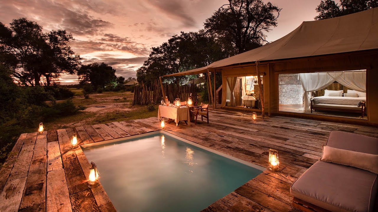 A Walk Through of Tembo Plains Camp, Zimbabwe l Great Plains Conservation