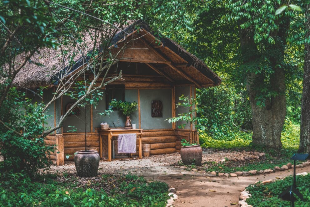 Ishasha Wilderness Camp outdoor bathroom