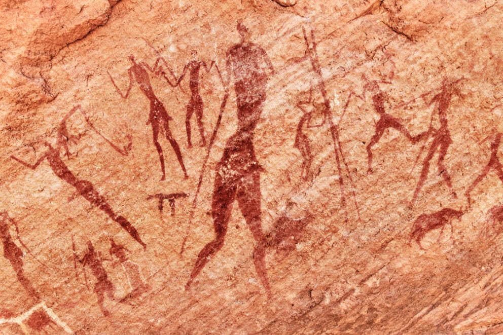 Rock paintings of early inhabitants