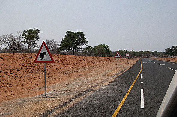 Obey the traffic signs in Botswana