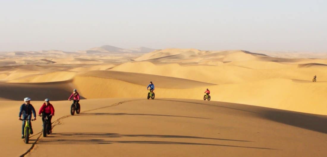 biking dunes