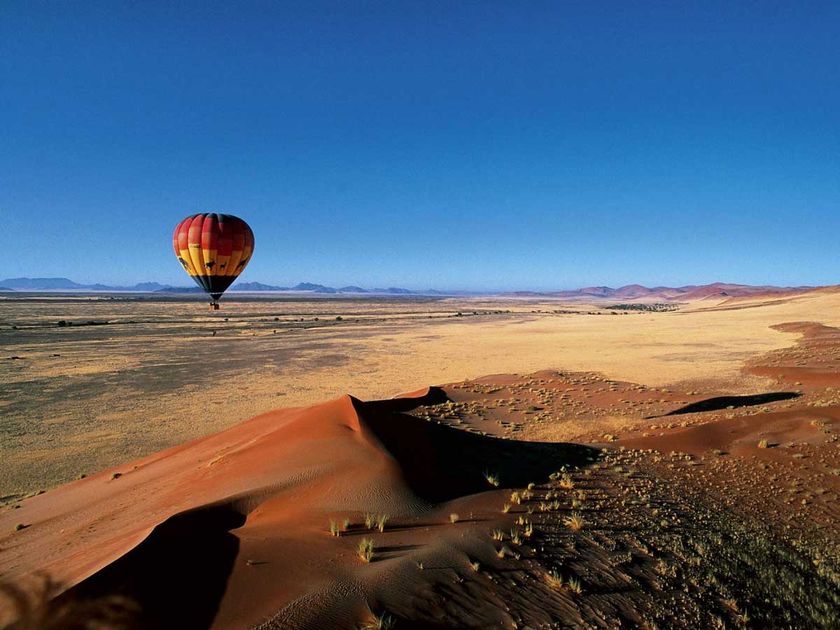 ballooning namibia