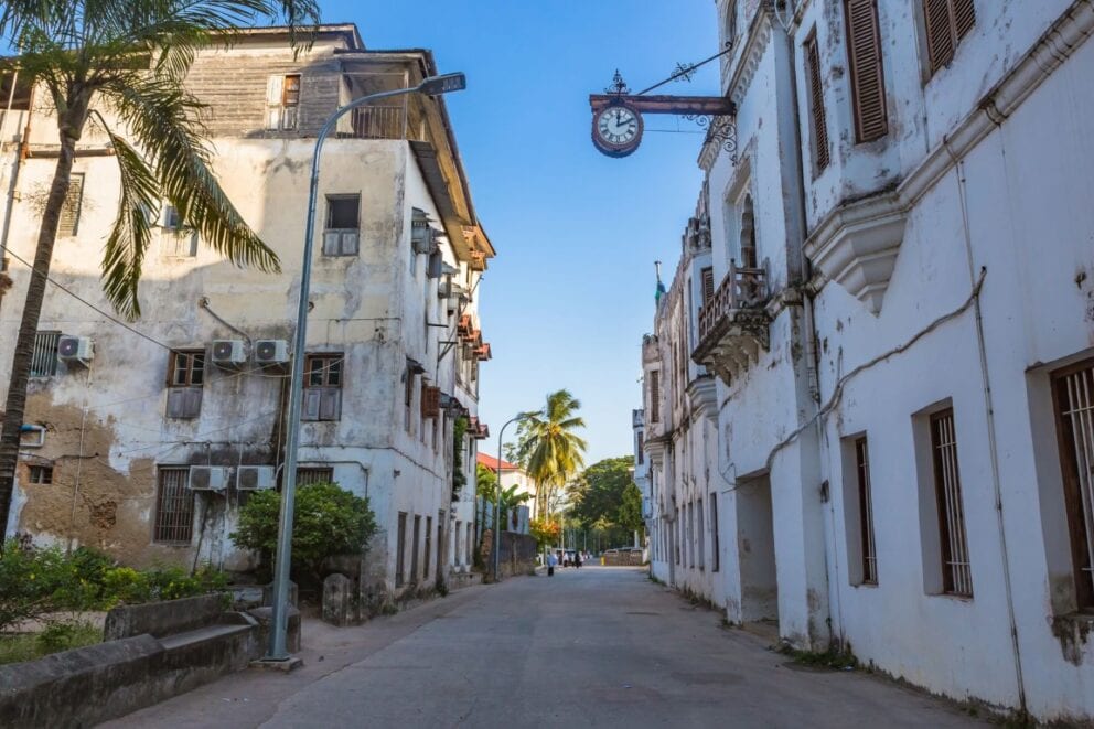 treet in Stone Town Zanzibar