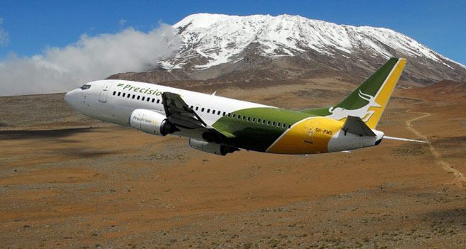 Precision Air is the most reliable option for air travel in Tanzania