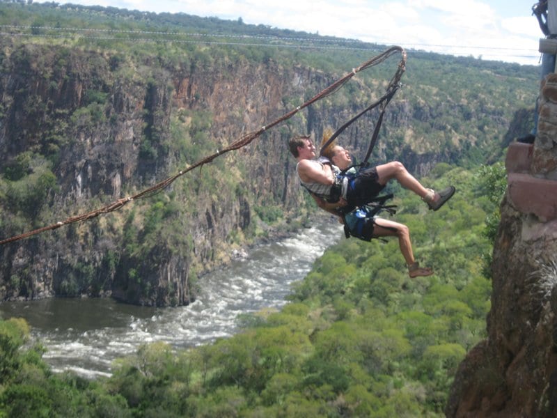 Gorge swings are not for the faint of heart, but the fun factor is unrivalled, credit: Travel Blog