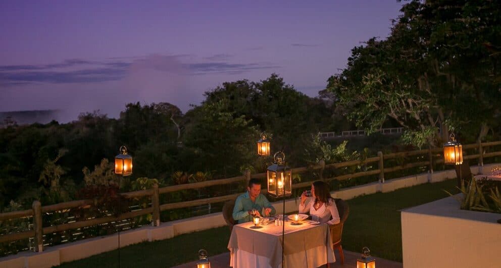 Ilala lodge zimbabwe safari romantic dining
