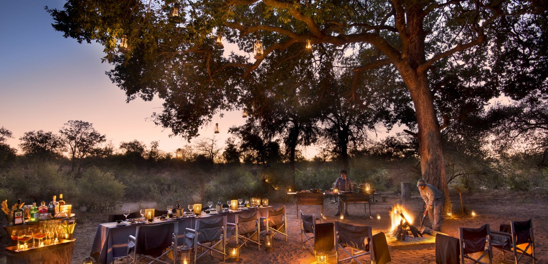Rockfig safari lodge timbavati south africa bush dining