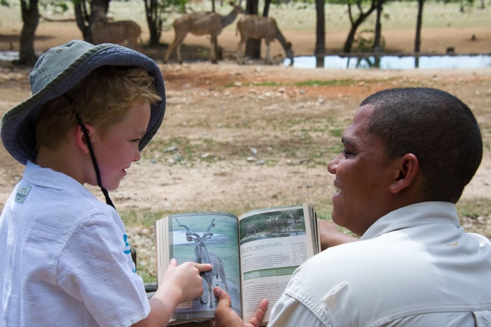 Etosha National Park safari with children