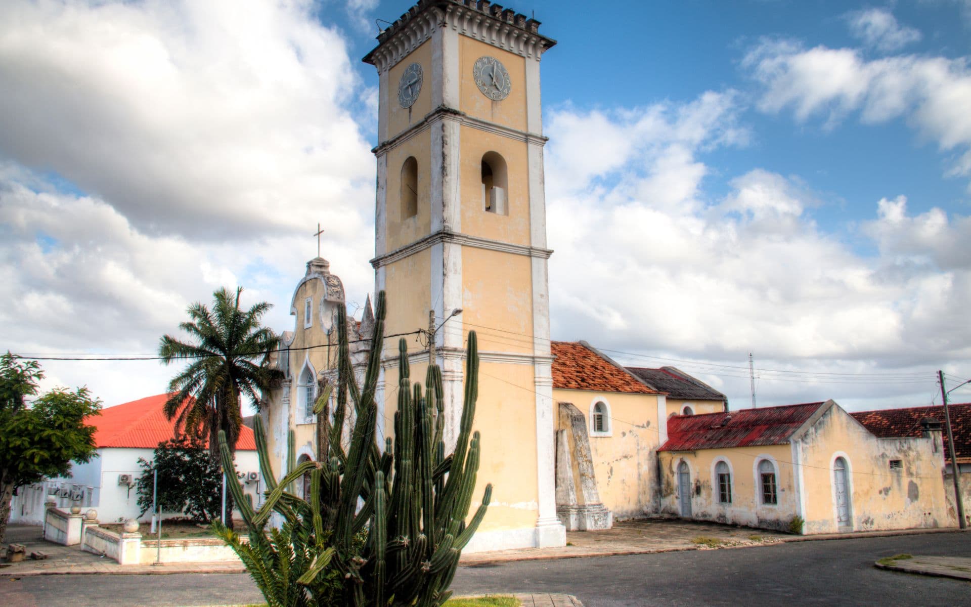 Historic cathedral in Inhambane, Mozambique