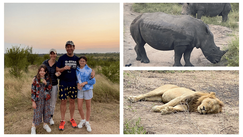 Lutrin Family enjoying their Sabi Sands Safari Adventure