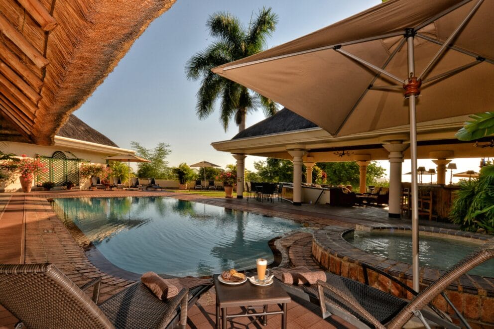 Pool area at Ilala Lodge | Photo credits: Ilala Lodge