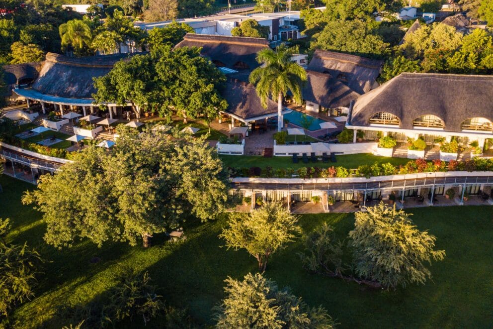 Aerial view of Ilala Lodge | Photo credits: Ilala Lodge