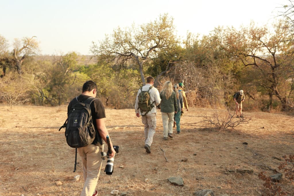 Walking safari in the Kruger National Park