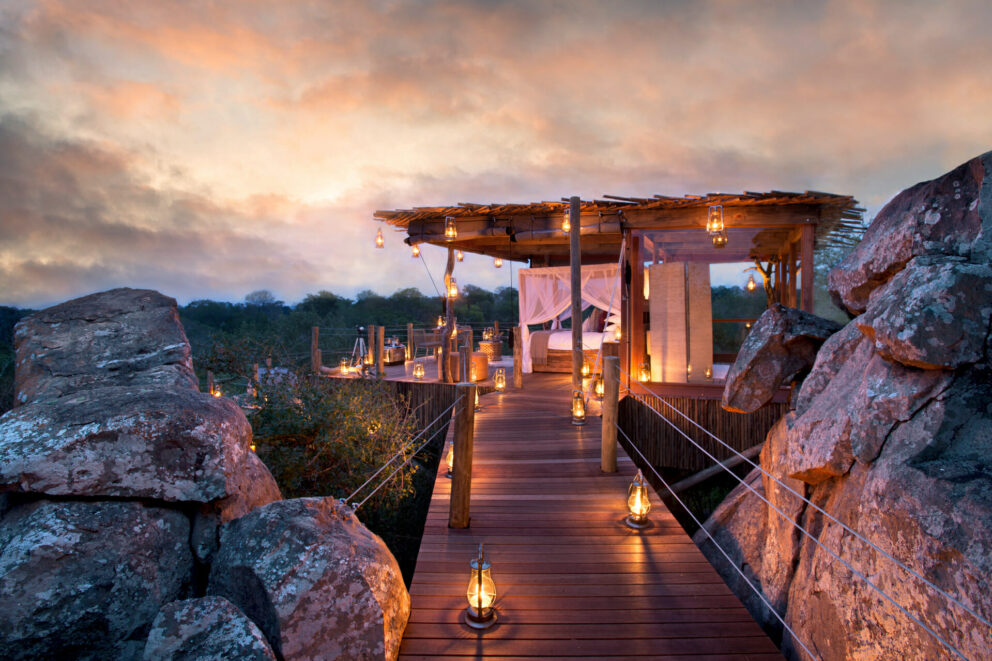 Treehouse suite at luxury lodge, Greater Kruger Park | Photo credits: Lion Sands River Lodge