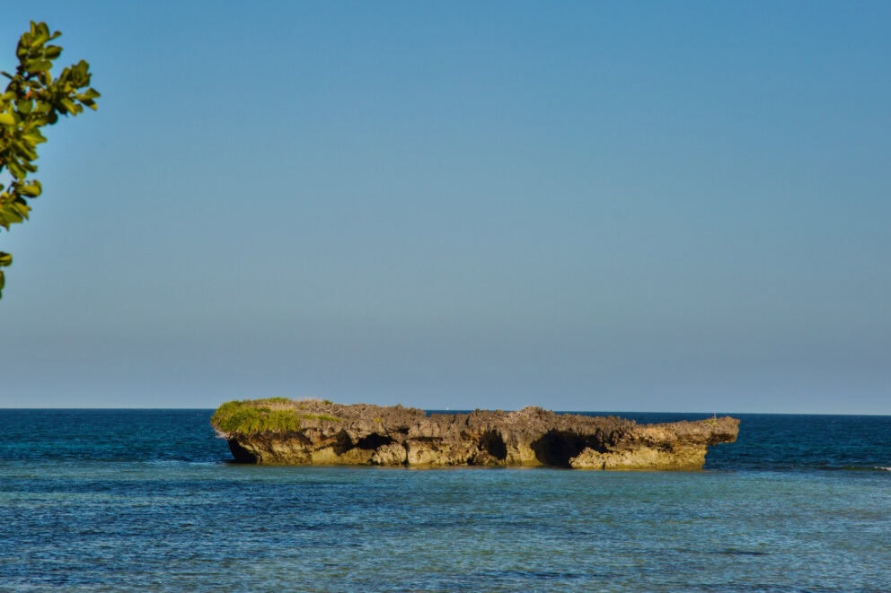 Tiny island in Kilifi, Kenya.