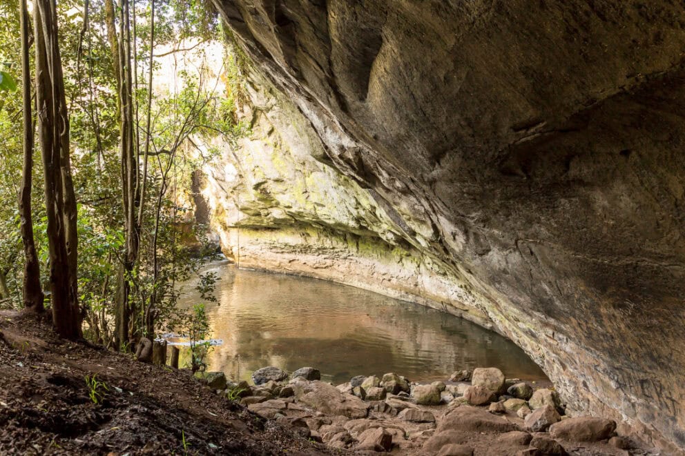 Mau Mau Caves in Kenya.