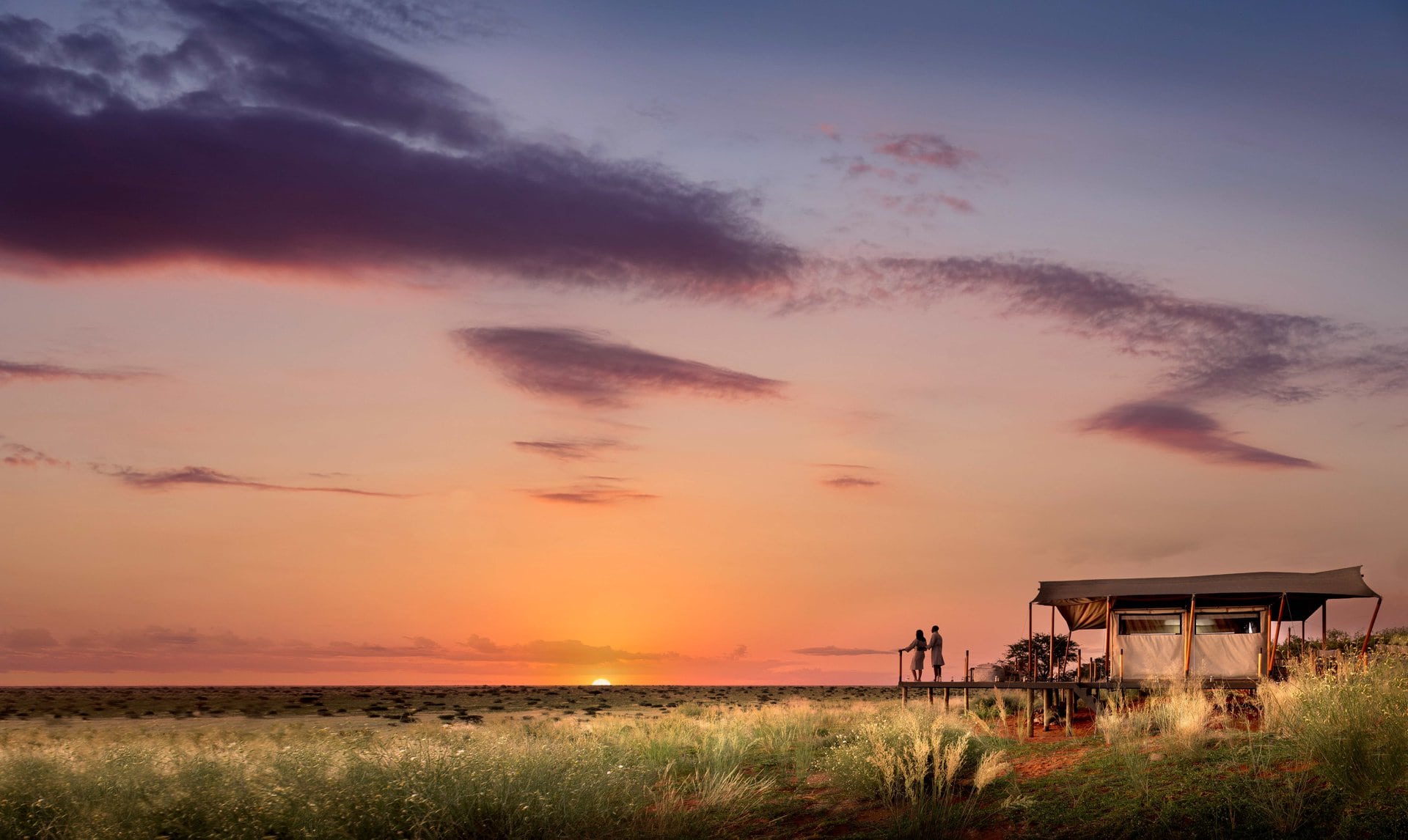 Sunset at Tswalu Loapi 