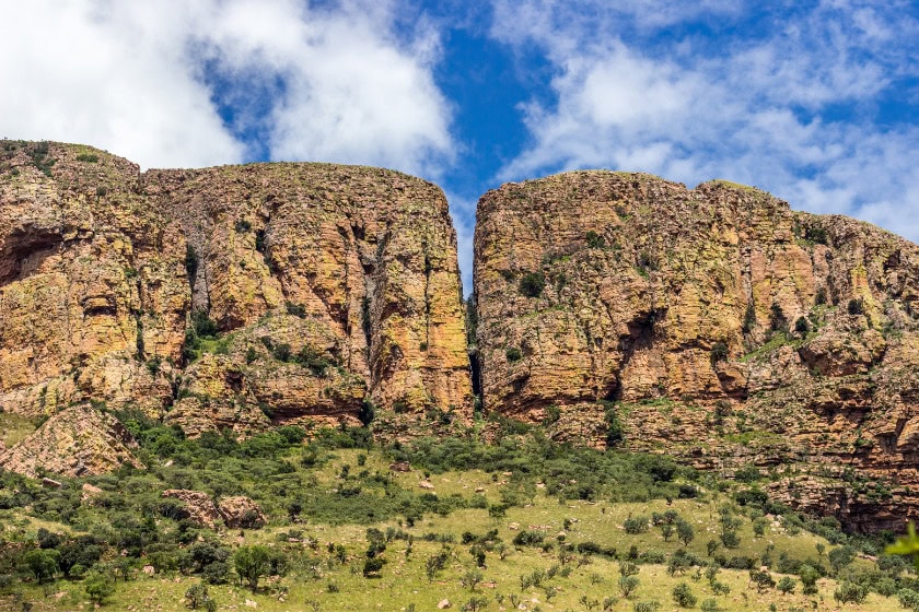 View of the Waterberg Mountains in Limpopo Province