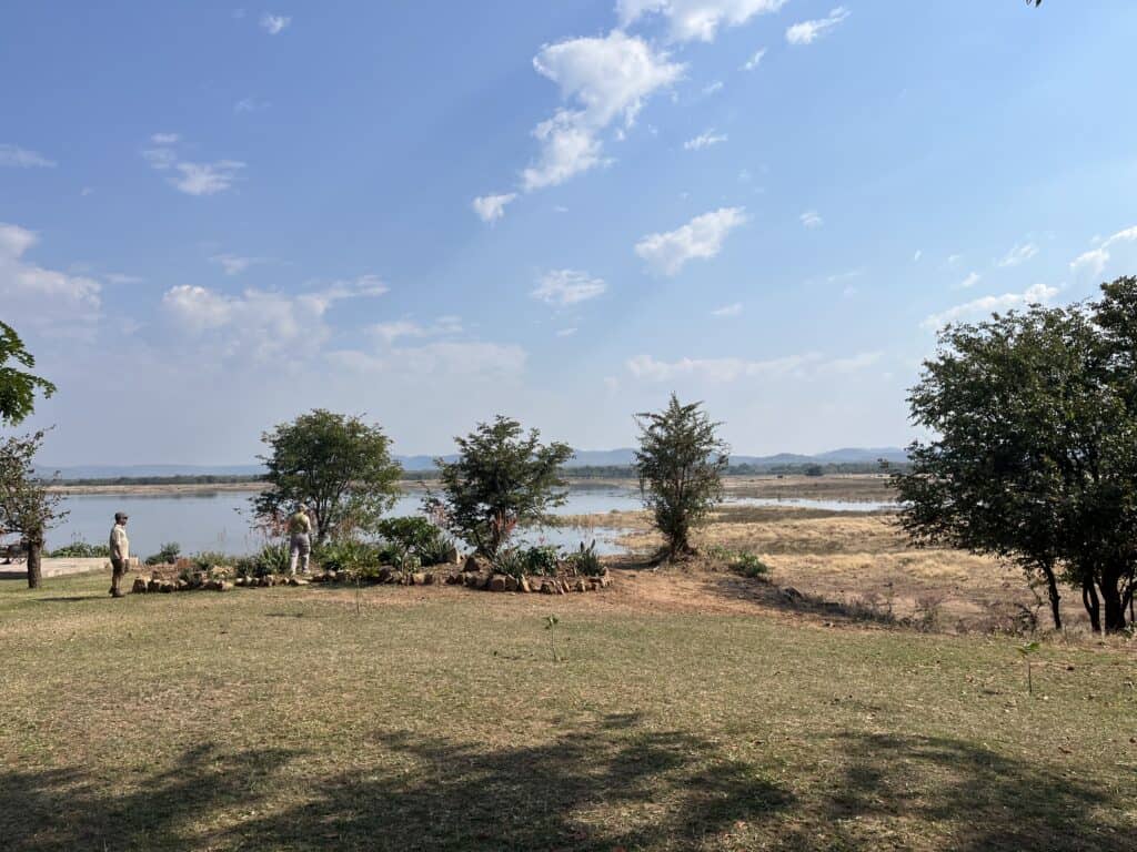 View of Mana Pools in Zimbabwe.