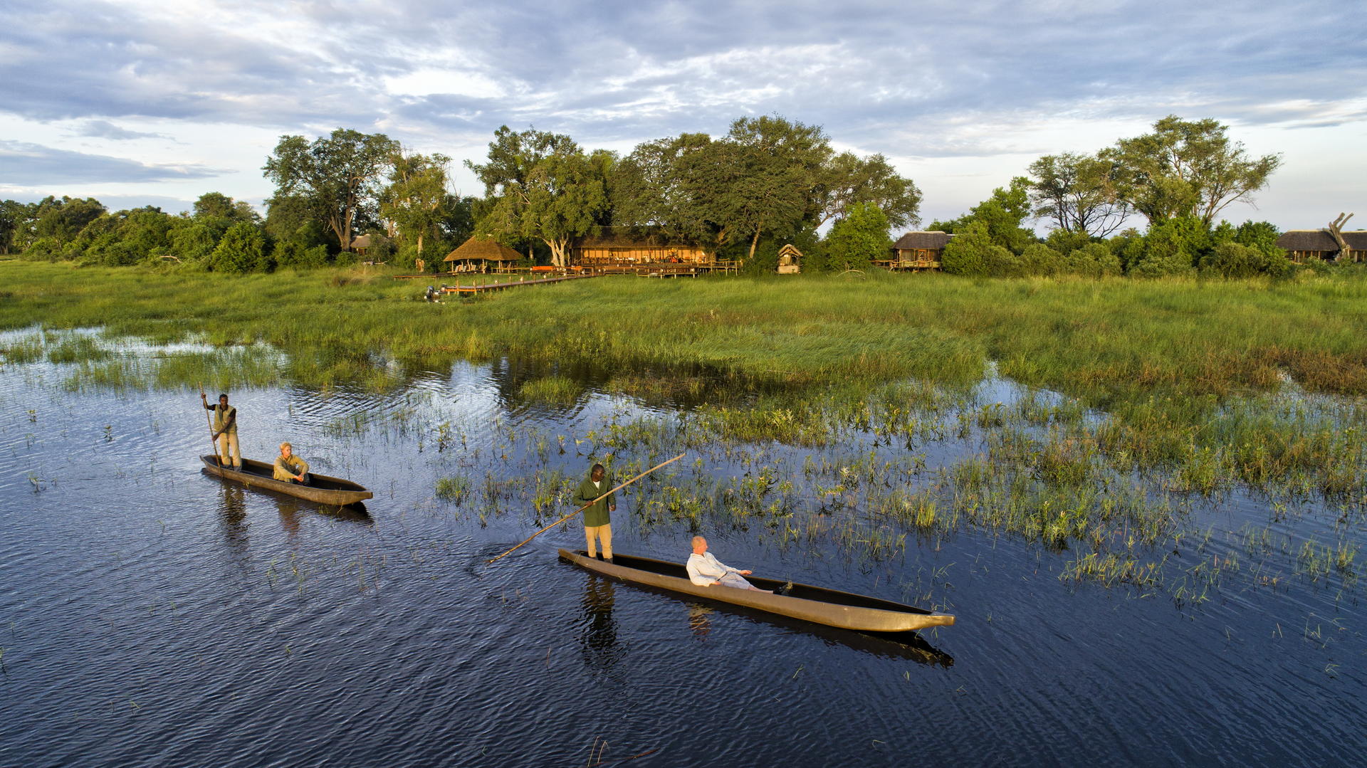 Mokoro ride in the Okavango Delta, something that Botswana is known for.