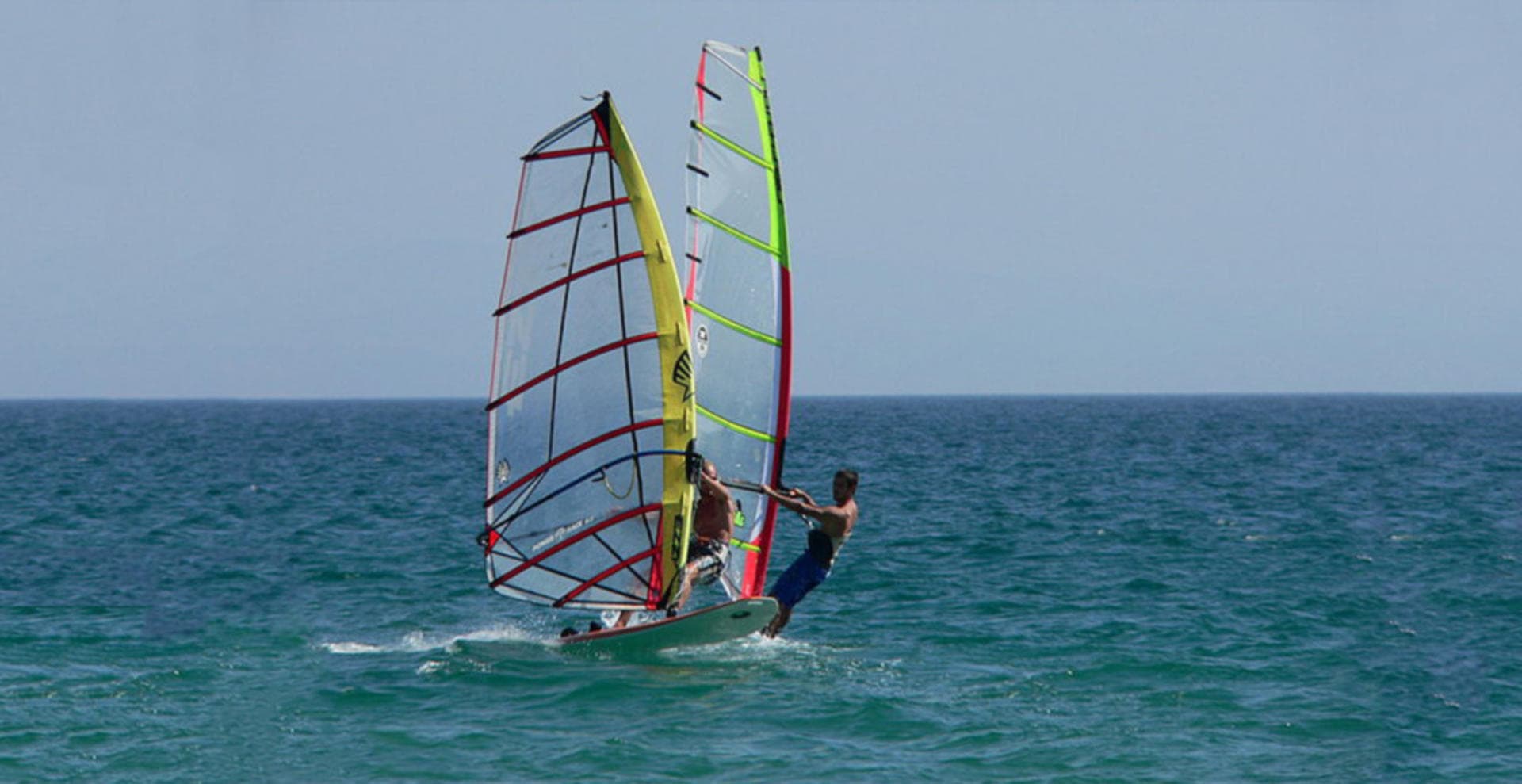 Windsurfing at Watamu beach in Kenya a country considered to offer some of the best safaris in Africa