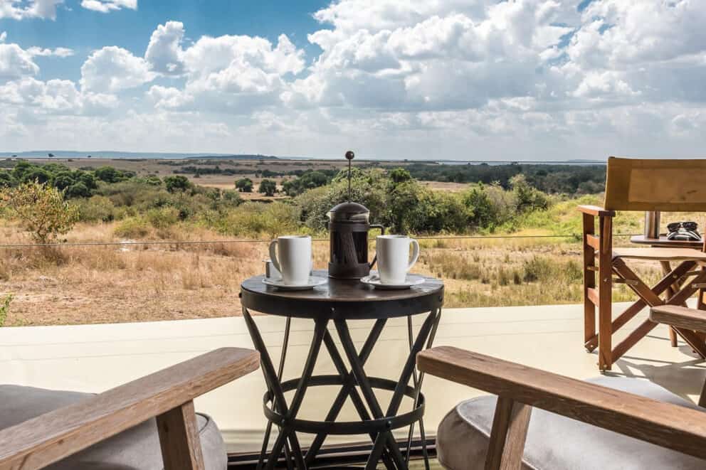 Tent terrae at Entim Camp in Masai Mara, Kenya | Photo credit: Entim Camp