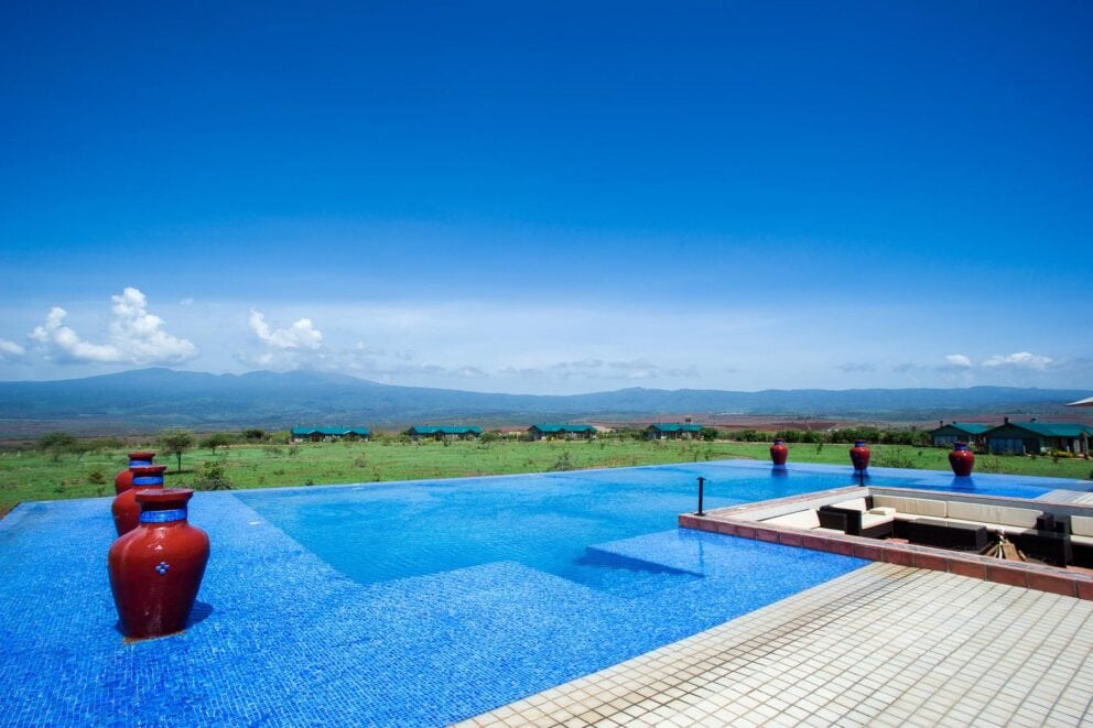 Infinity Pool Ngorongoro Oldeani Mountain Lodge, Image credits, Ngorongoro Oldeani Mountain Lodge via Wetu