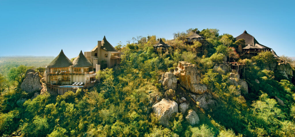 Aerial view of Ulusaba Rock Lodge, South Africa | Photo credit: Ulusaba Rock Lodge