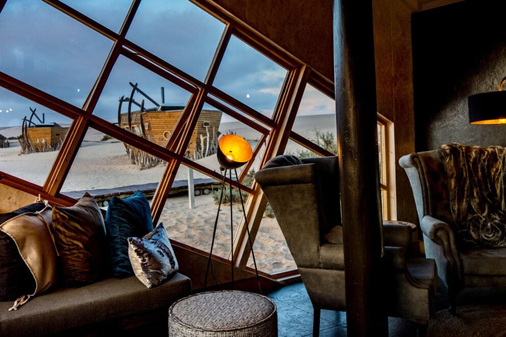 Room interior at Shipwreck Lodge, Namibia | Photo credit: Shipwreck Lodge